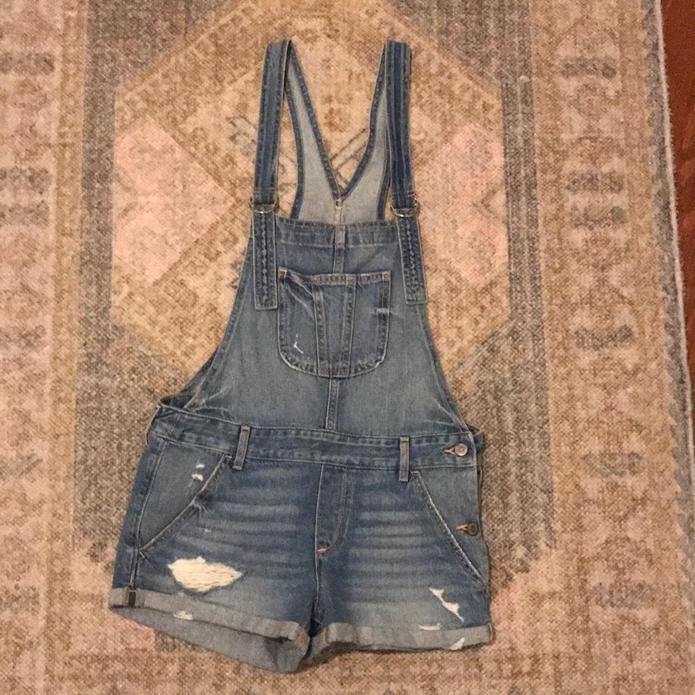 Denim Short Overalls Size M